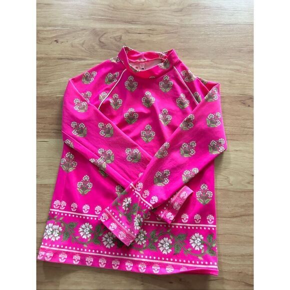 Boden Other - Boden kids swim shirt pink long sleeve 40 spf size M 6-7y